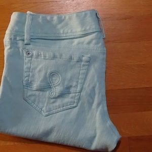 Lilly Pulitzer Worth Straight Jean Light Green 10